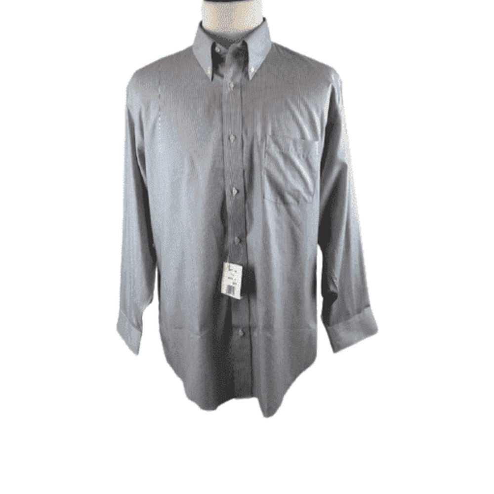 RBM Collection men's blue and white shirt size 17